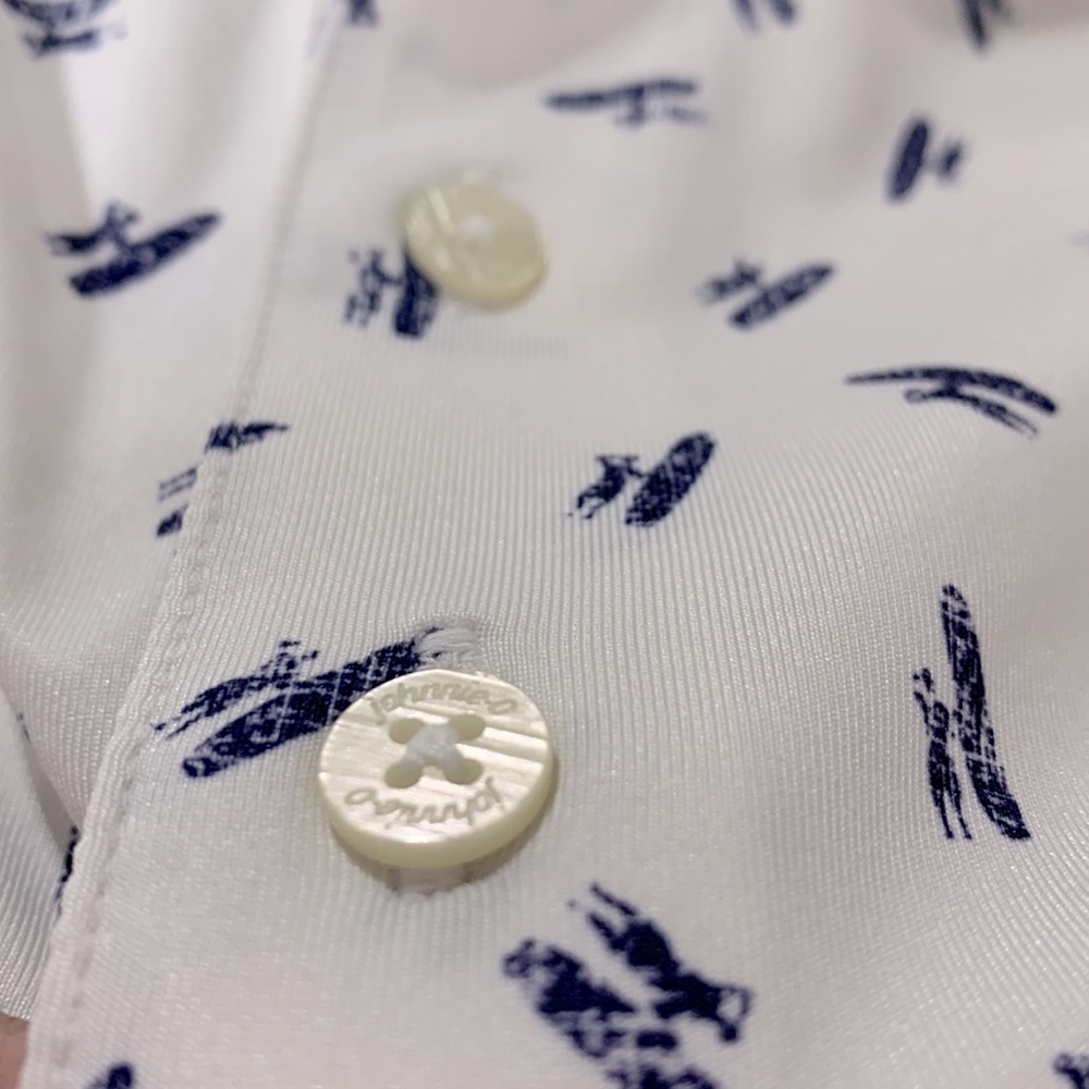 JOHNNIE-O Polo shirt logo print embroidered on left sleeve “1992 bird ” men S - Picture 5 of 10